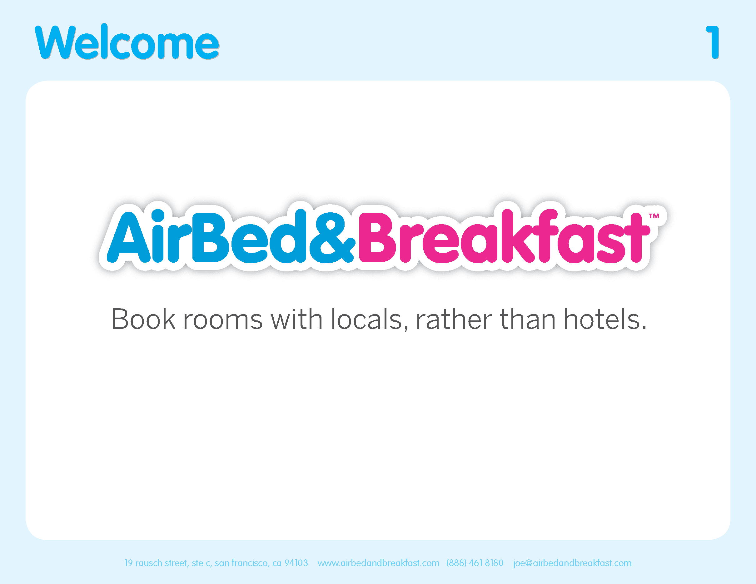 1 Airbnb pitch deck intro