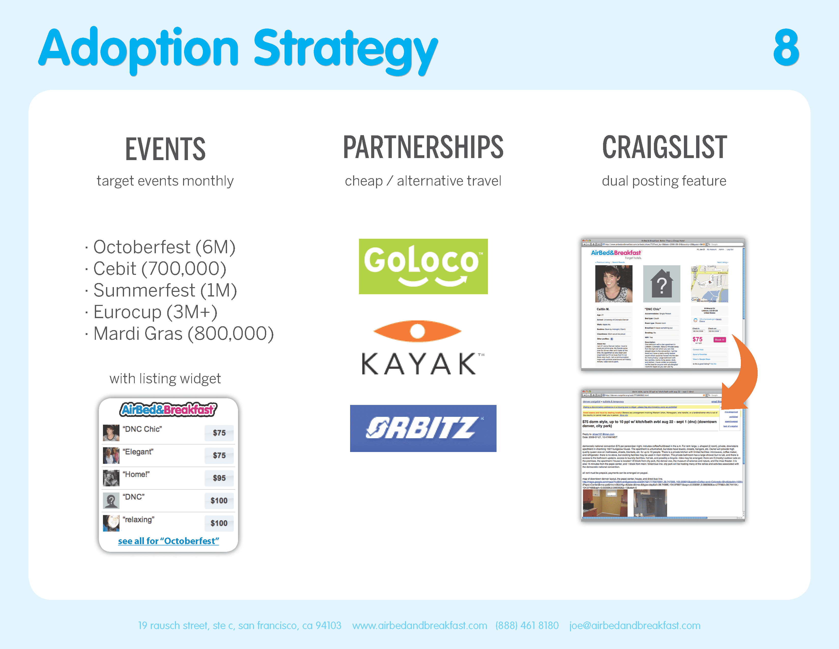 8 Airbnb pitch deck adoption strategy
