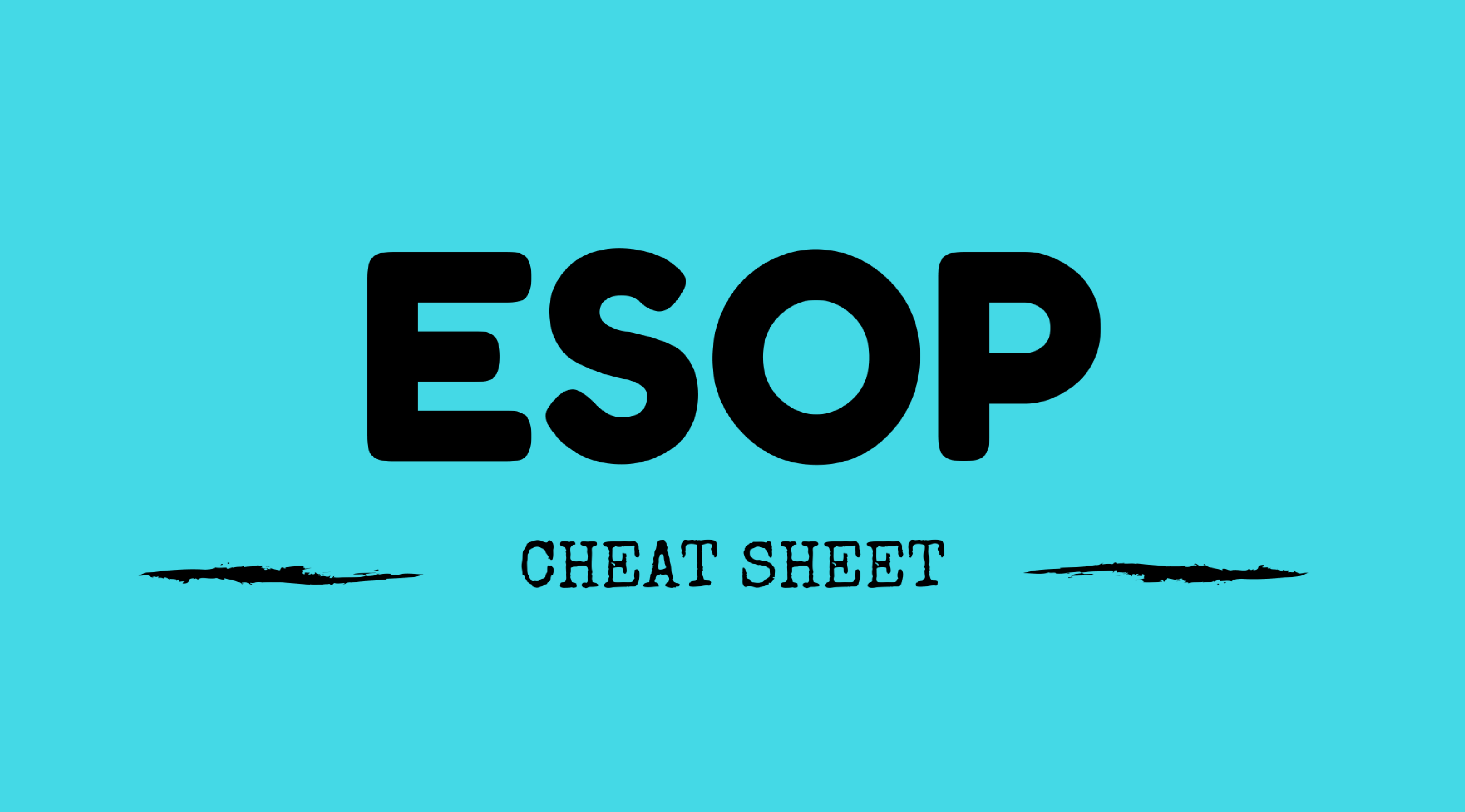 ESOP terms cheat sheet