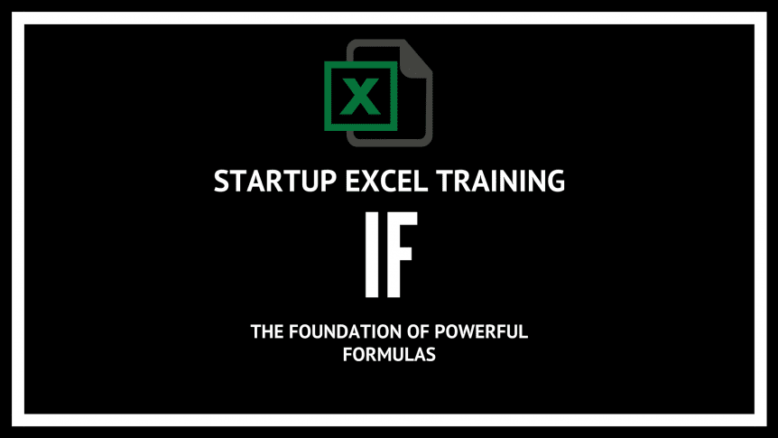 EXCEL training- IF