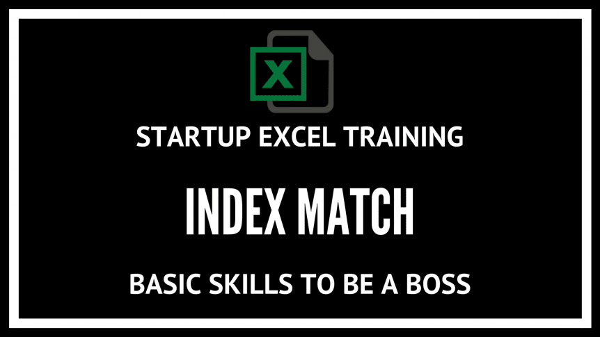 EXCEL training- INDEX MATCH