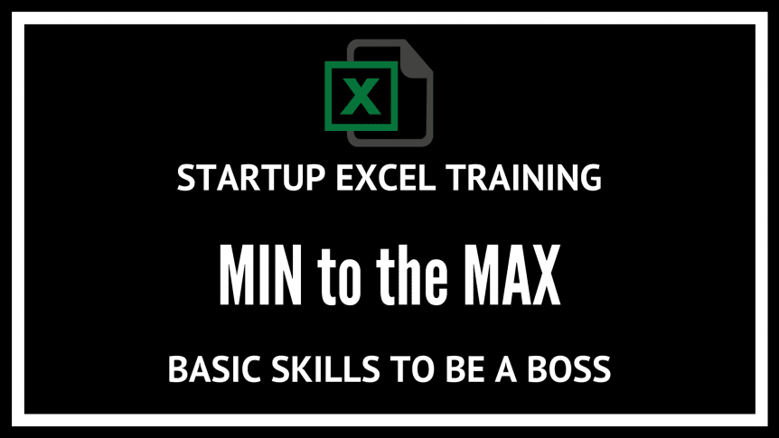 EXCEL training- MIN MAX