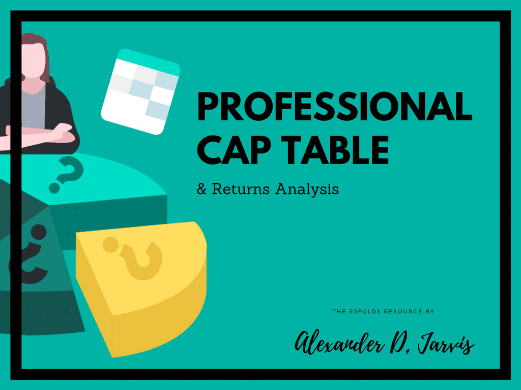 50Folds professional cap table template returns analysis