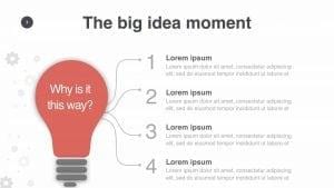 The big idea moment