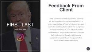 Feedback from client