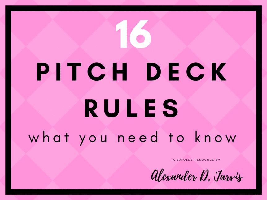 pitch deck rules startup