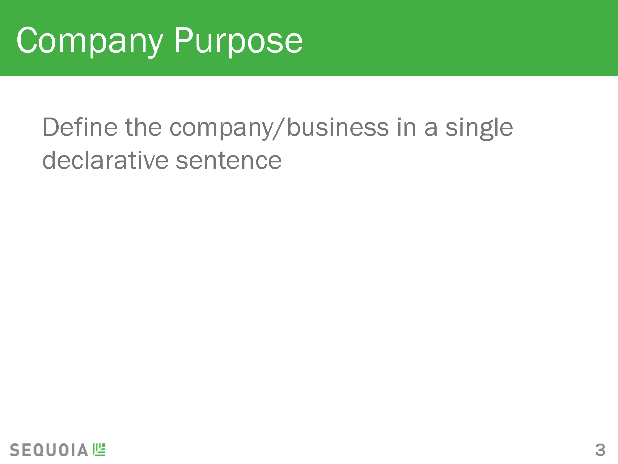 company purpose deck