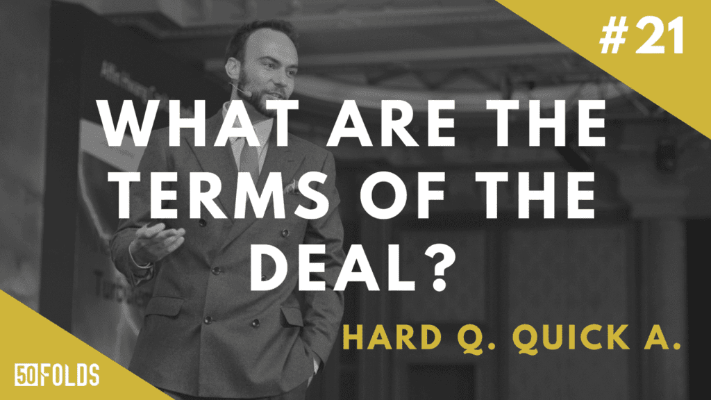 What are the terms of the deal?