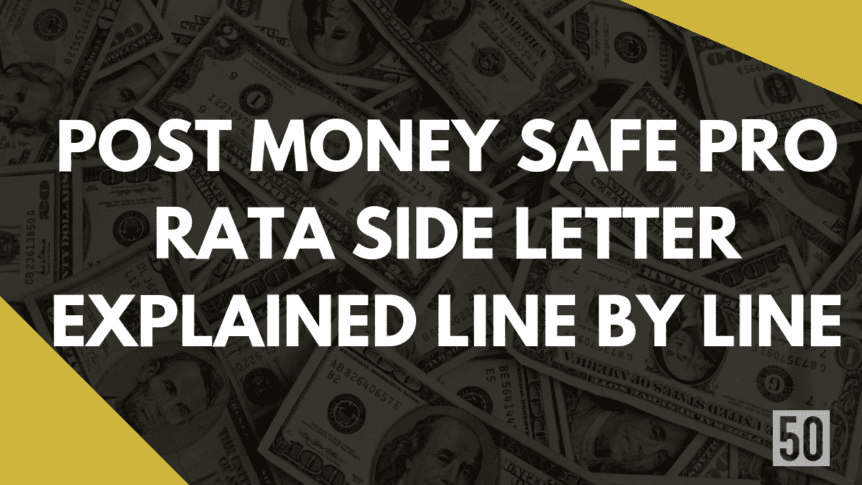 Post Money SAFE Pro Rata Side Letter Explained Line by Line