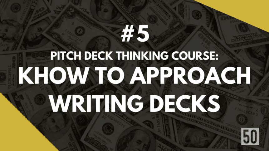 How to approach writing decks