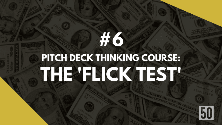 The 'flick test'