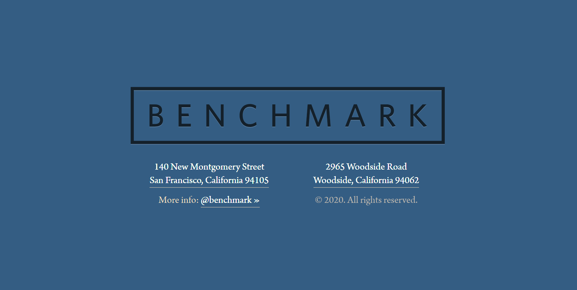 benchmark capital vc inbound deal flow