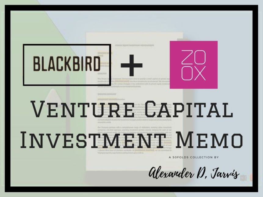 Blackbird investment memo zoox