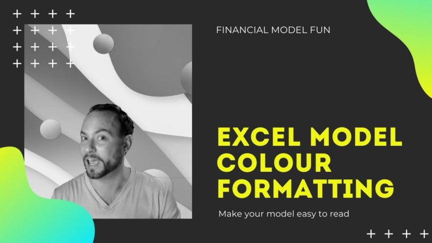 Financial model excel formatting