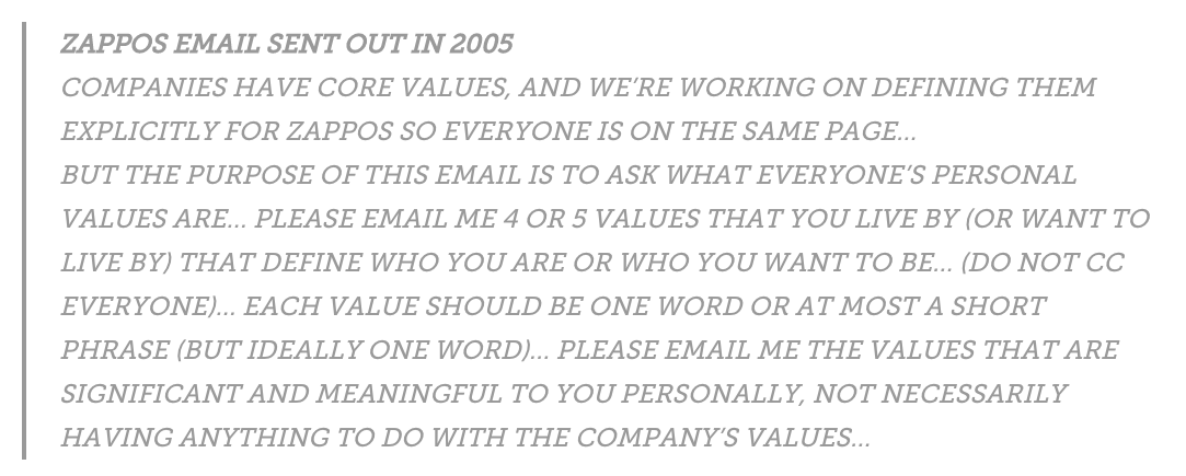 Zappos-email culture