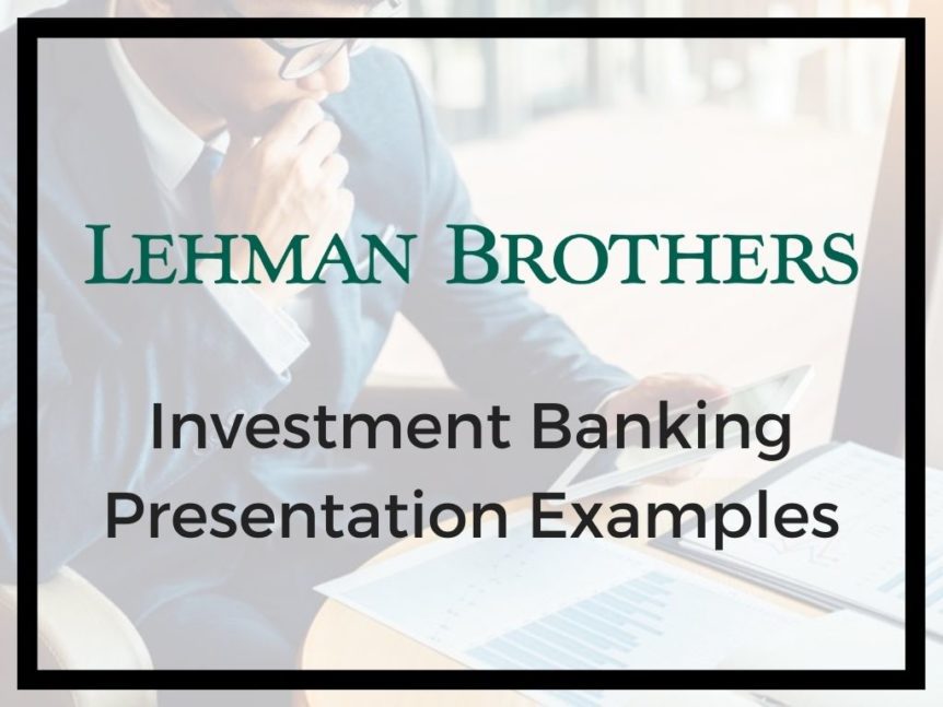 lehman brothers presentations