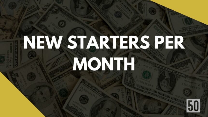 New Starters per Month
